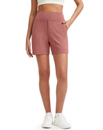 G4Free - EverGoing High-Waist Burmuda Athletic Shorts 5'' -GF25E342AF-XS-GF25E342AA-S-GF25E342AB-M-GF25E342AC-L-GF25E342AD-XL