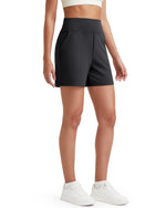 G4Free - EverGoing High-Waist Burmuda Athletic Shorts 5'' -GF25E342AF-XS-GF25E342AA-S-GF25E342AB-M-GF25E342AC-L-GF25E342AD-XL