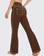 G4Free - EverGoing High Waist Flare Work Pants 4 Pockets -GF23A168FA-S