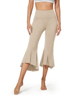 G4Free - EverGoing High-Waist Ruffle Yoga Casual Capri Pants -GF23A140AA-S