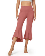 G4Free - EverGoing High-Waist Ruffle Yoga Casual Capri Pants -GF23A140AA-S-GF23A140AB-M-GF23A140AC-L-GF23A140AD-XL-GF23A140AE-XXL