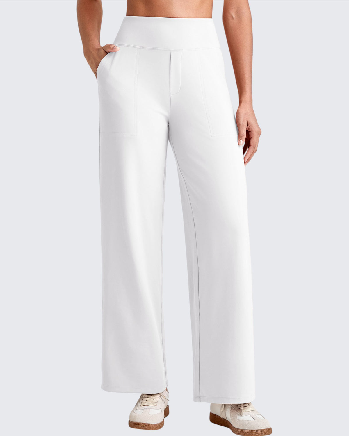 G4Free - EverGoing High Waist Stretch Dressy Cropped Pants Regular -GF25J468HF-XS