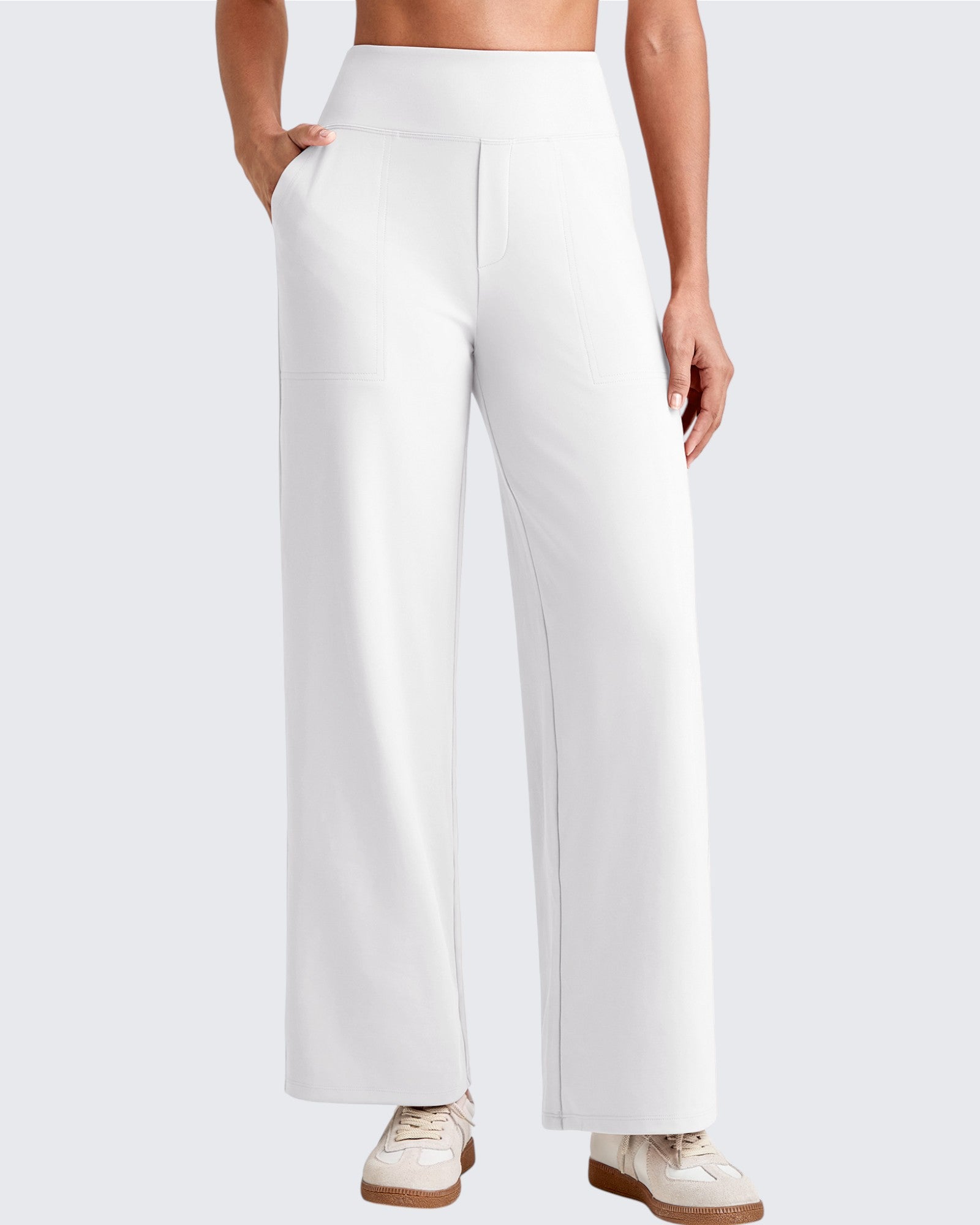 G4Free - EverGoing High Waist Stretch Dressy Cropped Pants Regular -GF25J468HF-XS
