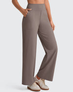 G4Free - EverGoing High Waist Stretch Dressy Cropped Pants Regular -GF25J468HF-XS