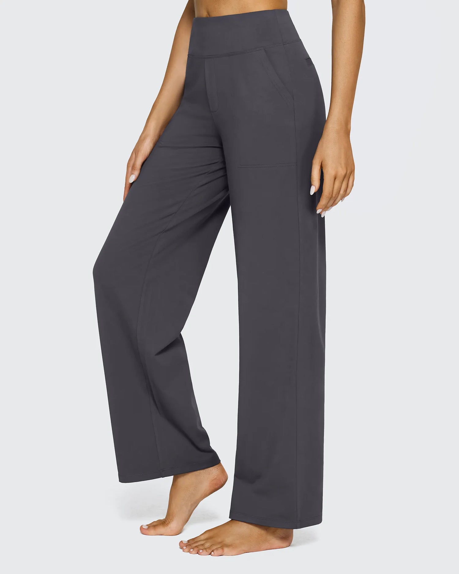 G4Free - EverGoing Loose High-Waist Business Casual Pants 27'' -GF25J391AF-XS-GF25J391AA-S-GF25J391AA-S-GF25J391AC-L-GF25J391AD-XL