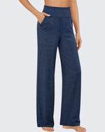 G4Free - EverGoing Loose High-Waist Business Casual Pants 35'' -GF25J475CA-S