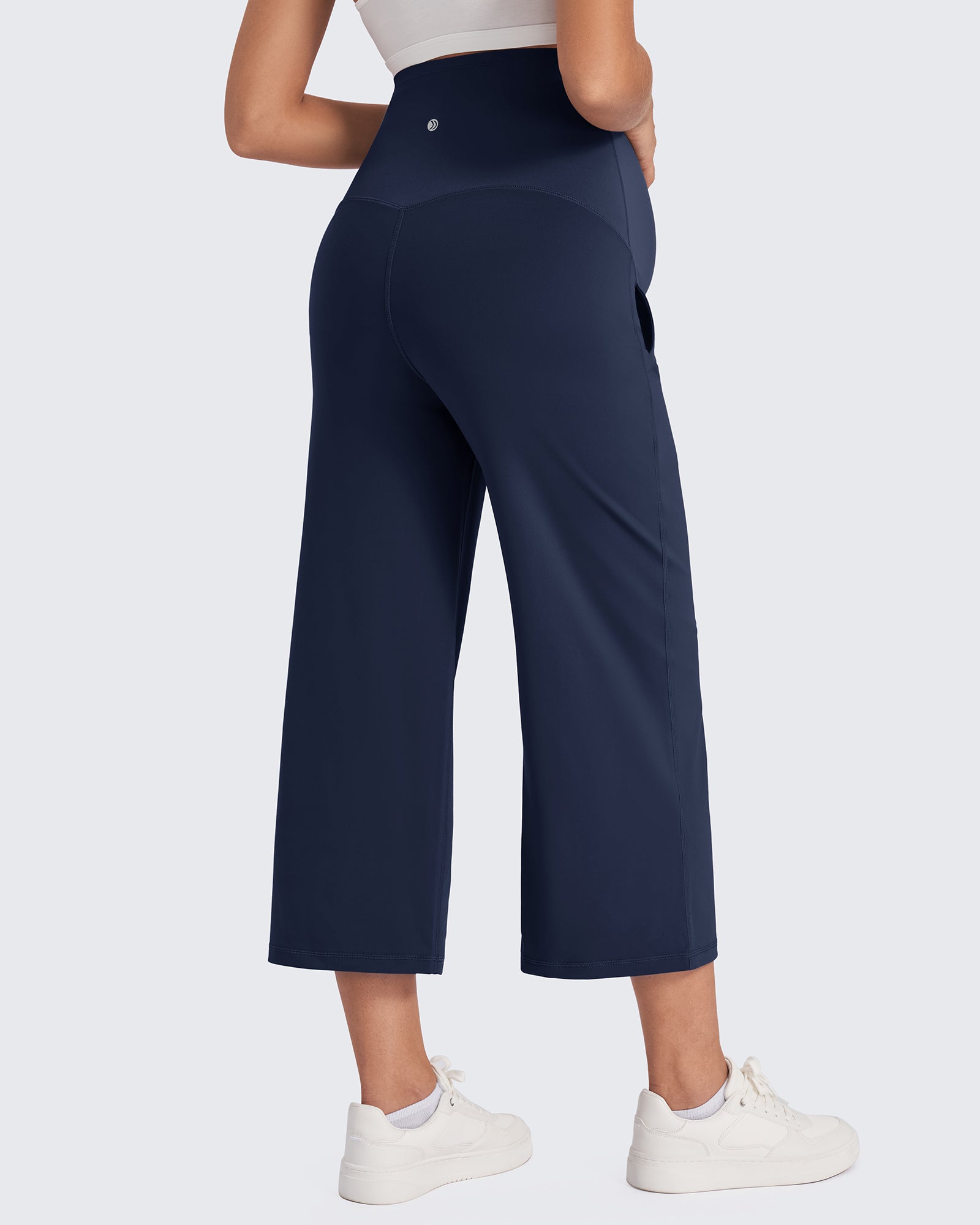 G4Free - EverGoing Maternity Capris Cropped Yoga Pants 21'' -GF25J307AA-S-GF25J307AB-M-GF25J307AC-L-GF25J307AD-XL-GF25J307AE-XXL