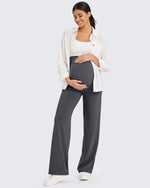 G4Free - EverGoing Maternity Stretch Wide Leg Pants -GF24J289AA-S-GF24J290AA-S-GF24J291AA-S-GF24J289AB-M-GF24J290AB-M