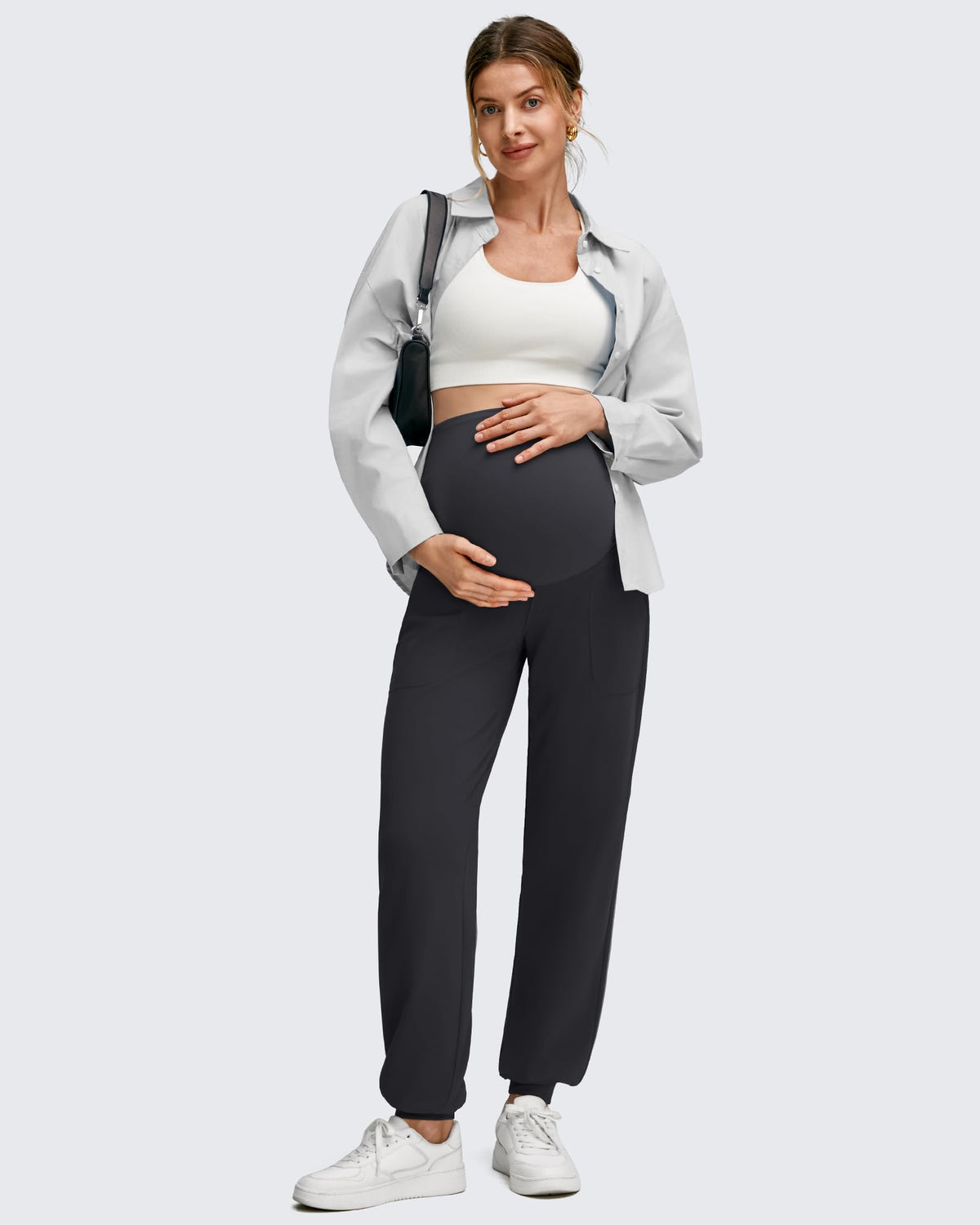 G4Free - EverGoing Maternity Workout Over The Belly Joggers -GF25DY616AF-XS-GF25DY617AF-XS-GF25DY618AF-XS-GF25DY616AA-S-GF25DY617AA-S