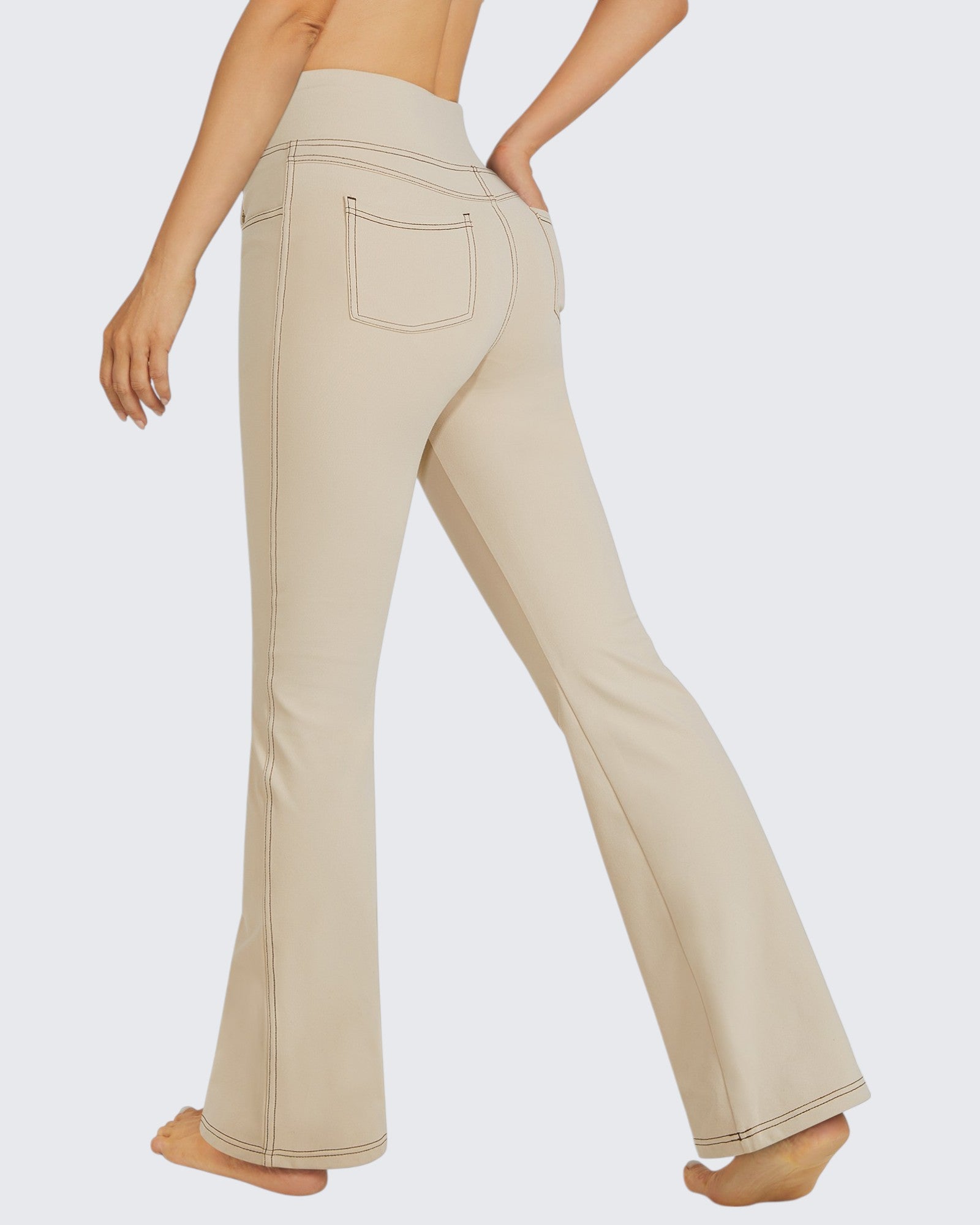 G4Free - EverGoing Stretchy High-Waisted Multiple Flare Work Pants -GF23A168AA-S-GF22A071AA-S-GF23A169AA-S-GF23A168AB-M-GF22A071AB-M
