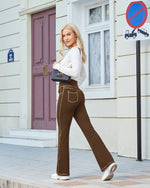 G4Free - EverGoing Stretchy High-Waisted Multiple Flare Work Pants -GF23A168AA-S-GF22A071AA-S-GF23A169AA-S-GF23A168AB-M-GF22A071AB-M