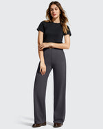 G4Free - EverGoing Wide Leg  Belt Loops High-Waist Dress Pants -GF26J801A001A-S-GF26J802A001A-S-GF26J803A001A-S-GF26J801A001B-M-GF26J802A001B-M