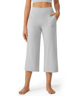 G4Free - EverGoing Wide Leg High-Waist Casual Capri Pants -GF24J197AA-S-GF24J197AB-M-GF24J197AC-L-GF24J197AD-XL-GF24J197AE-XXL