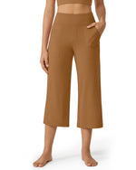 G4Free - EverGoing Wide Leg High-Waist Casual Capri Pants -GF24J197AA-S-GF24J197AB-M-GF24J197AC-L-GF24J197AD-XL-GF24J197AE-XXL