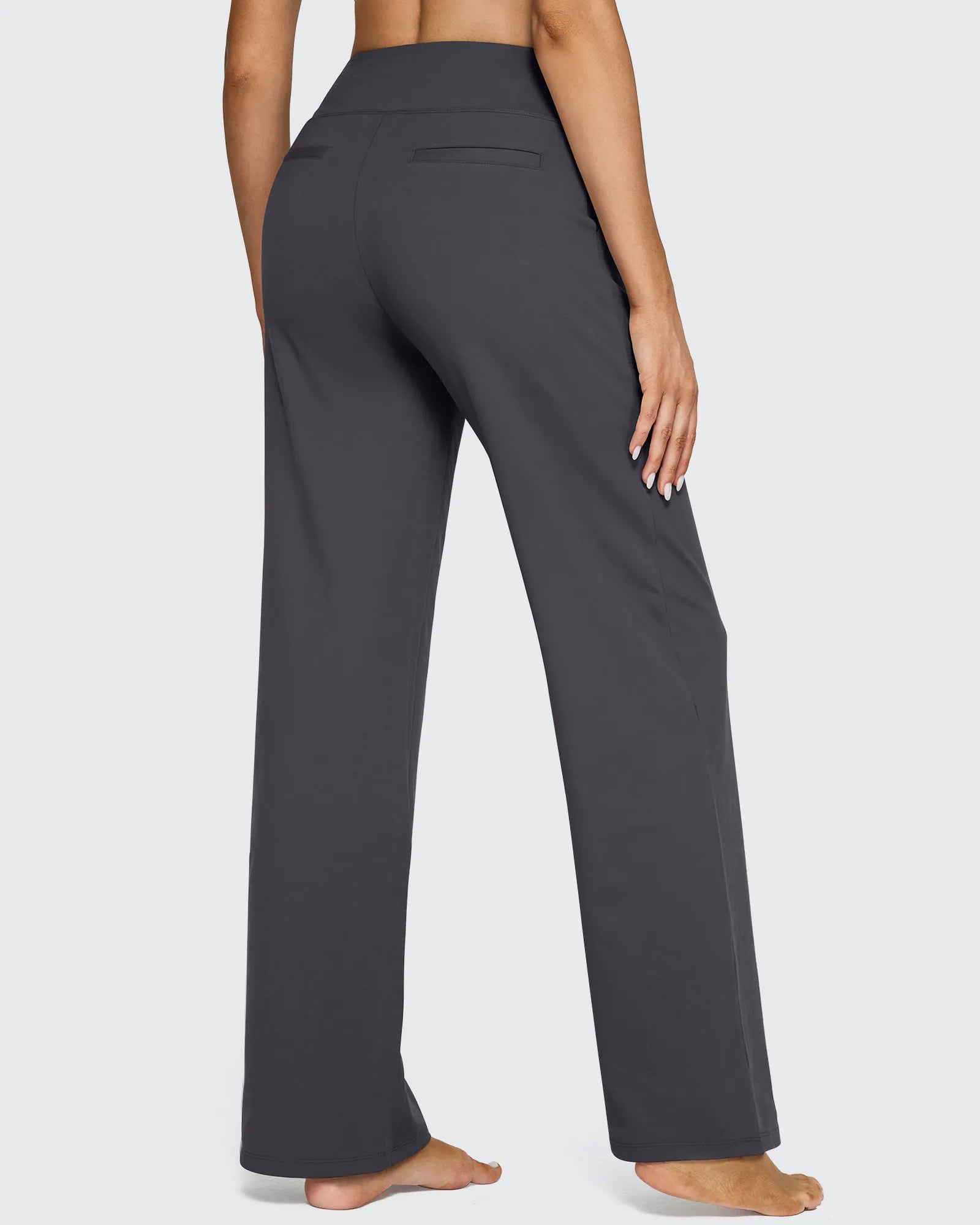 G4Free - EverGoing Wide Leg Yoga Pants Business Casual 27'' -GF25J391AF-XS