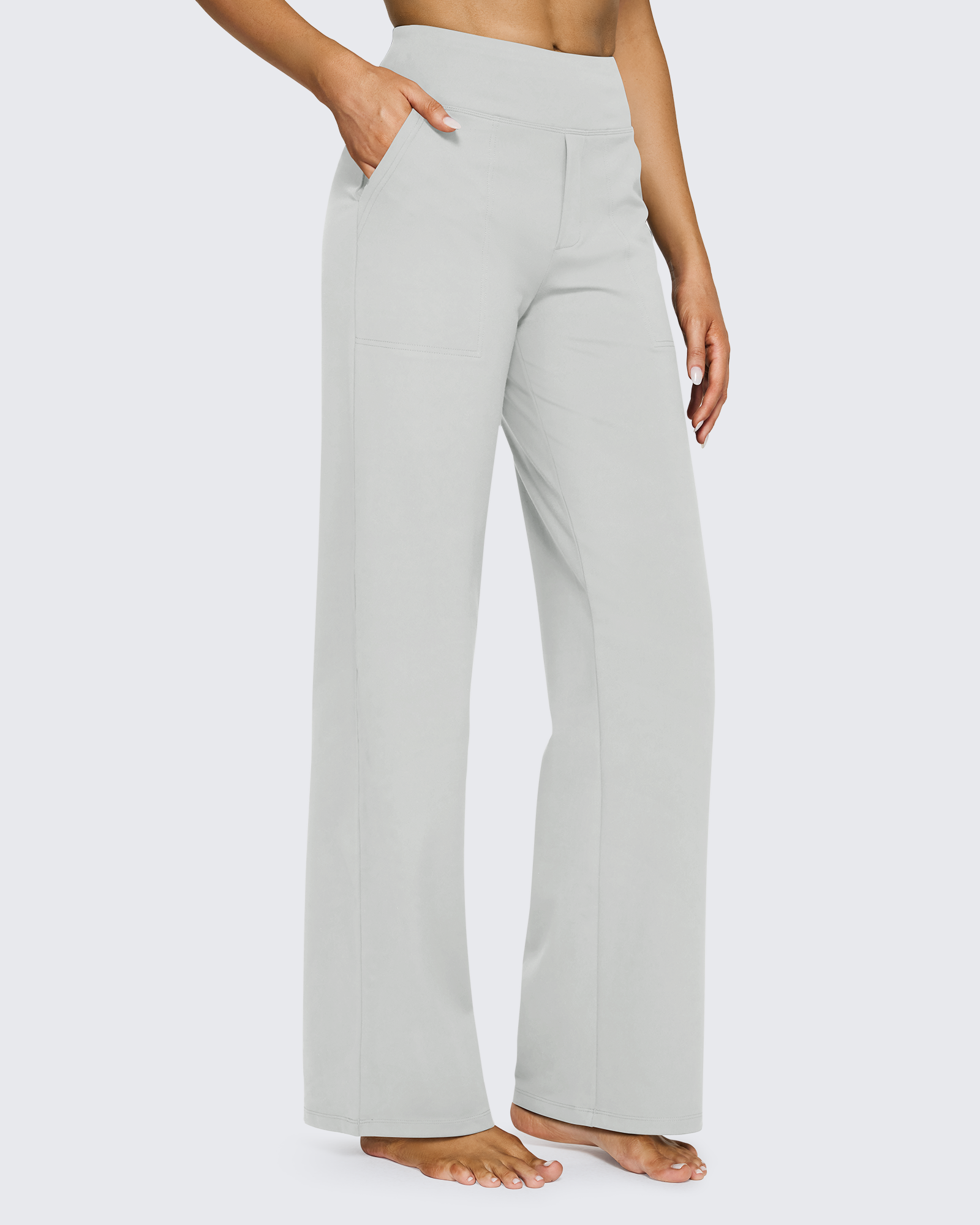 G4Free - EverGoing Wide Leg Yoga Pants Business Casual 29'' -GF23J183AF-XS