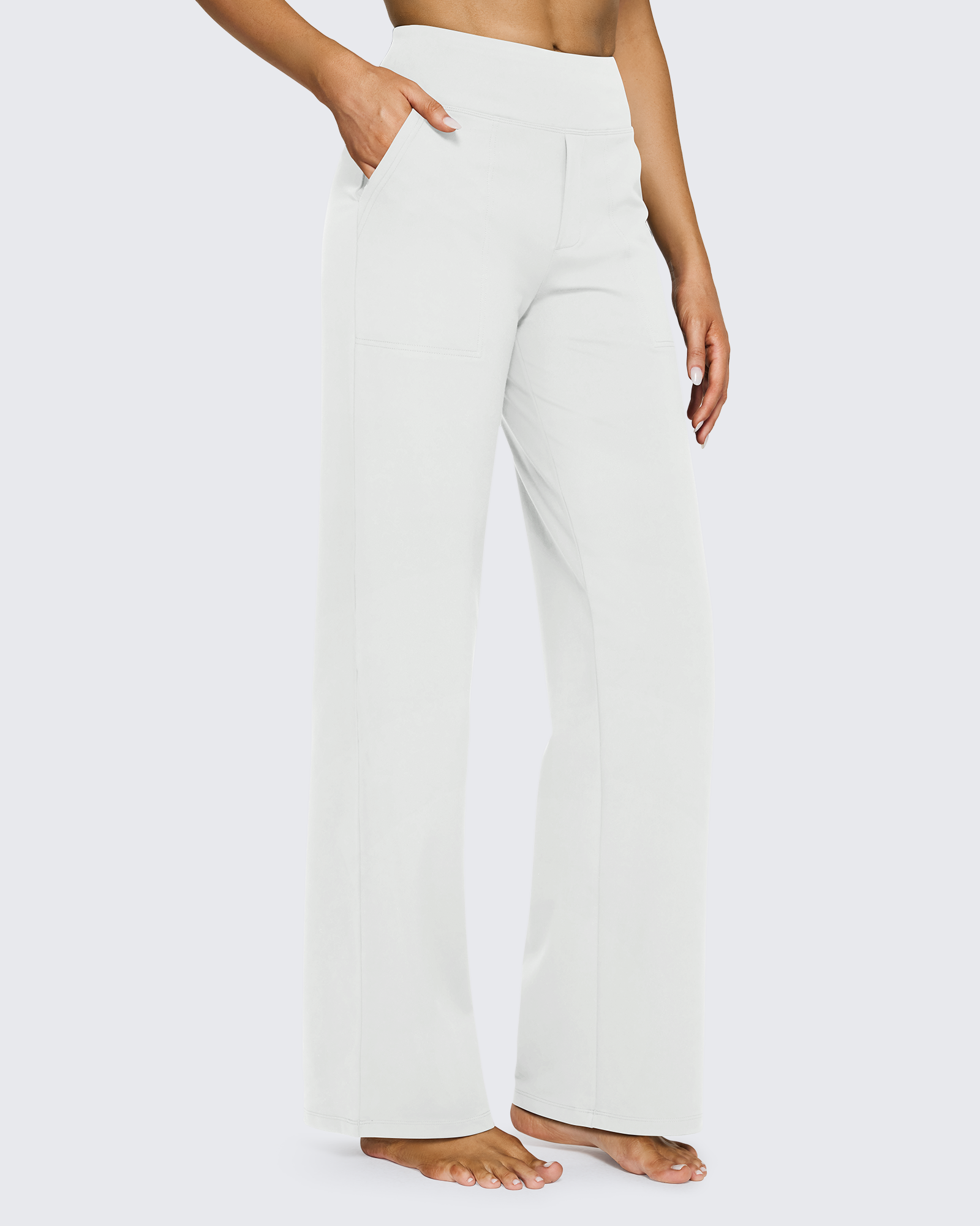 G4Free - EverGoing Wide Leg Yoga Pants Business Casual 29'' -GF23J183AF-XS