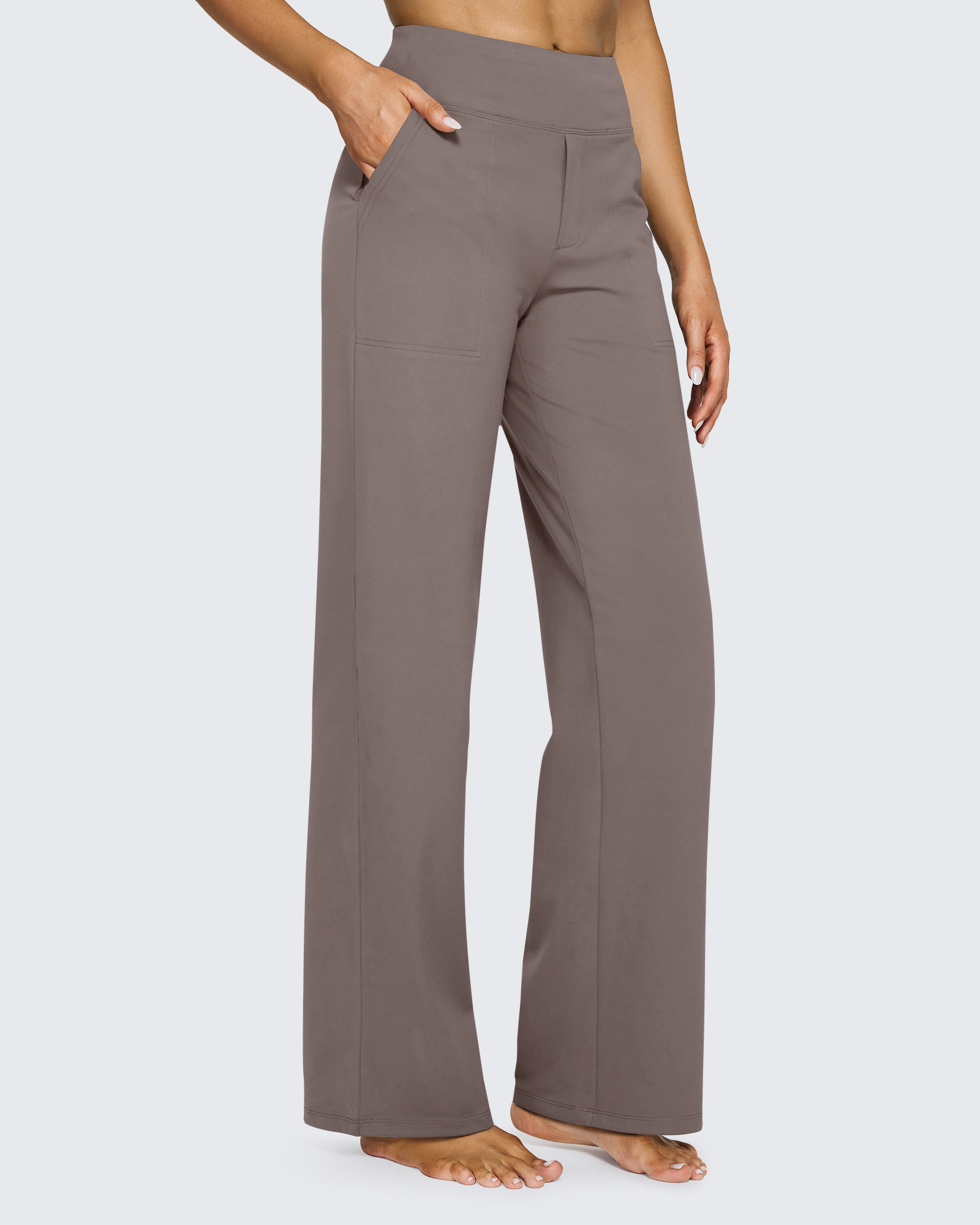 G4Free - EverGoing Wide Leg Yoga Pants Business Casual 29'' -GF23J183AF-XS