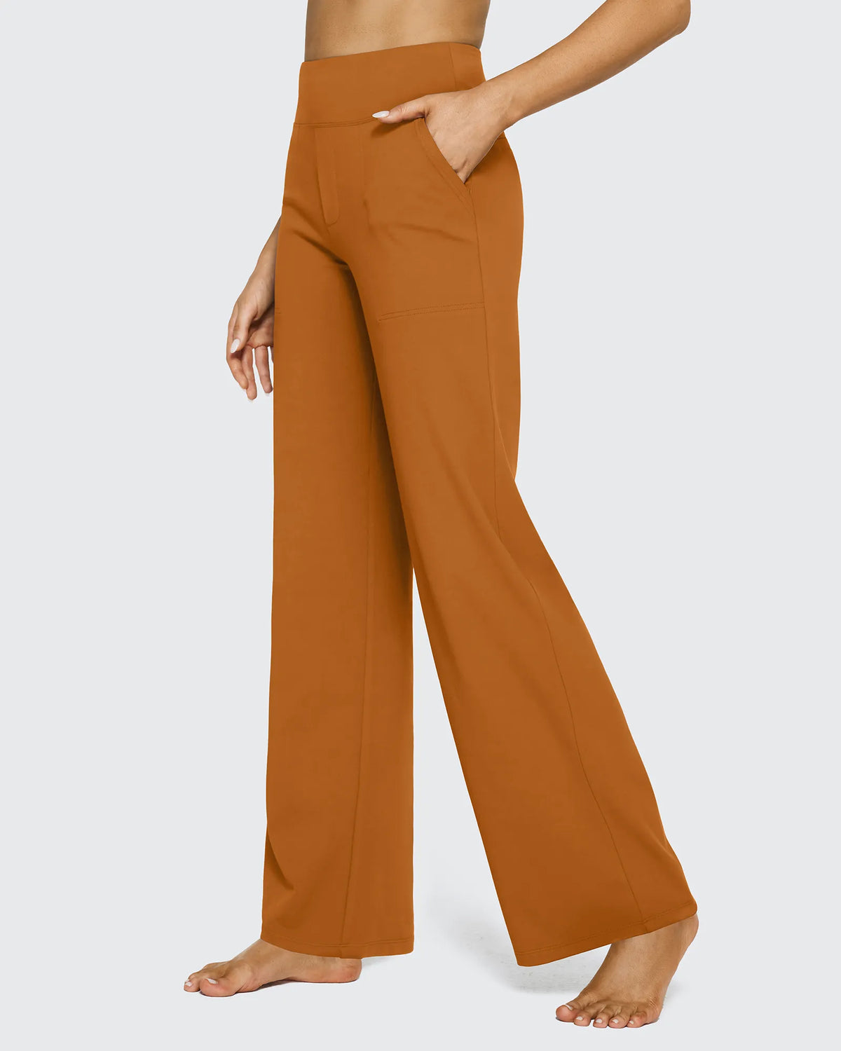 G4Free - EverGoing Wide Leg Yoga Pants Business Casual 29'' -GF23J183GF-XS