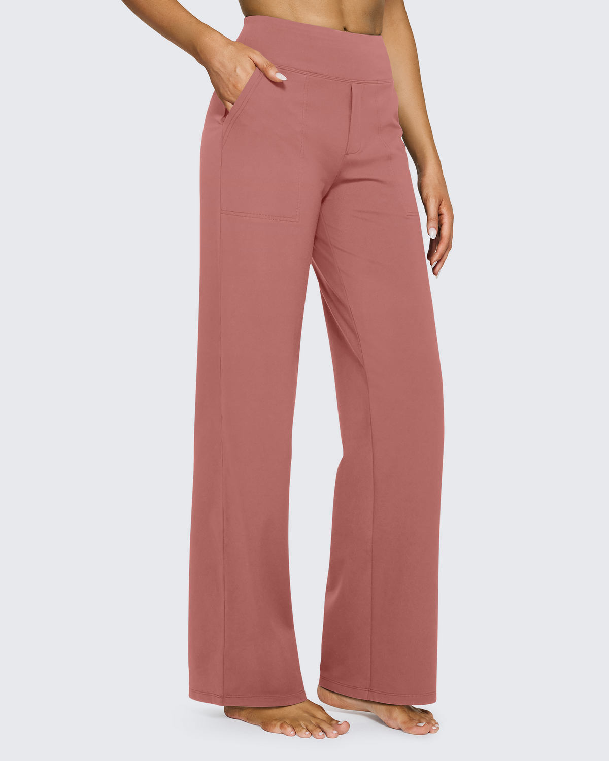 G4Free - EverGoing Wide Leg Yoga Pants Business Casual 31'' -GF23J172AF-XS