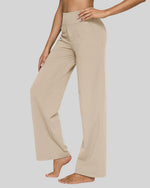 G4Free - EverGoing Wide Leg Yoga Pants Business Casual -GF23J172AA-S