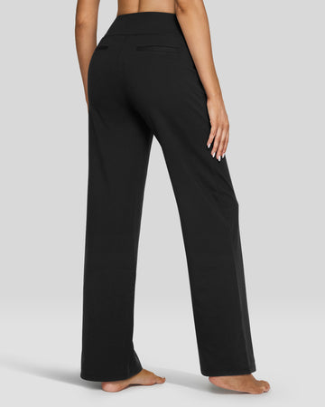 Loose Business Casual Dress Pants for Women Taupe / M / Petite (27)