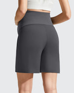 G4Free - Evergoing Front Pleats Pockets Maternity Shorts -GF26EY794F001A-S-GF26EY794F001B-M-GF26EY794F001C-L-GF26EY794F001D-XL-GF26EY794F001E-XXL