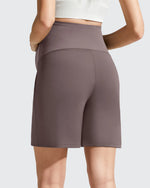 G4Free - Evergoing Front Pleats Pockets Maternity Shorts -GF26EY794F001A-S-GF26EY794F001B-M-GF26EY794F001C-L-GF26EY794F001D-XL-GF26EY794F001E-XXL