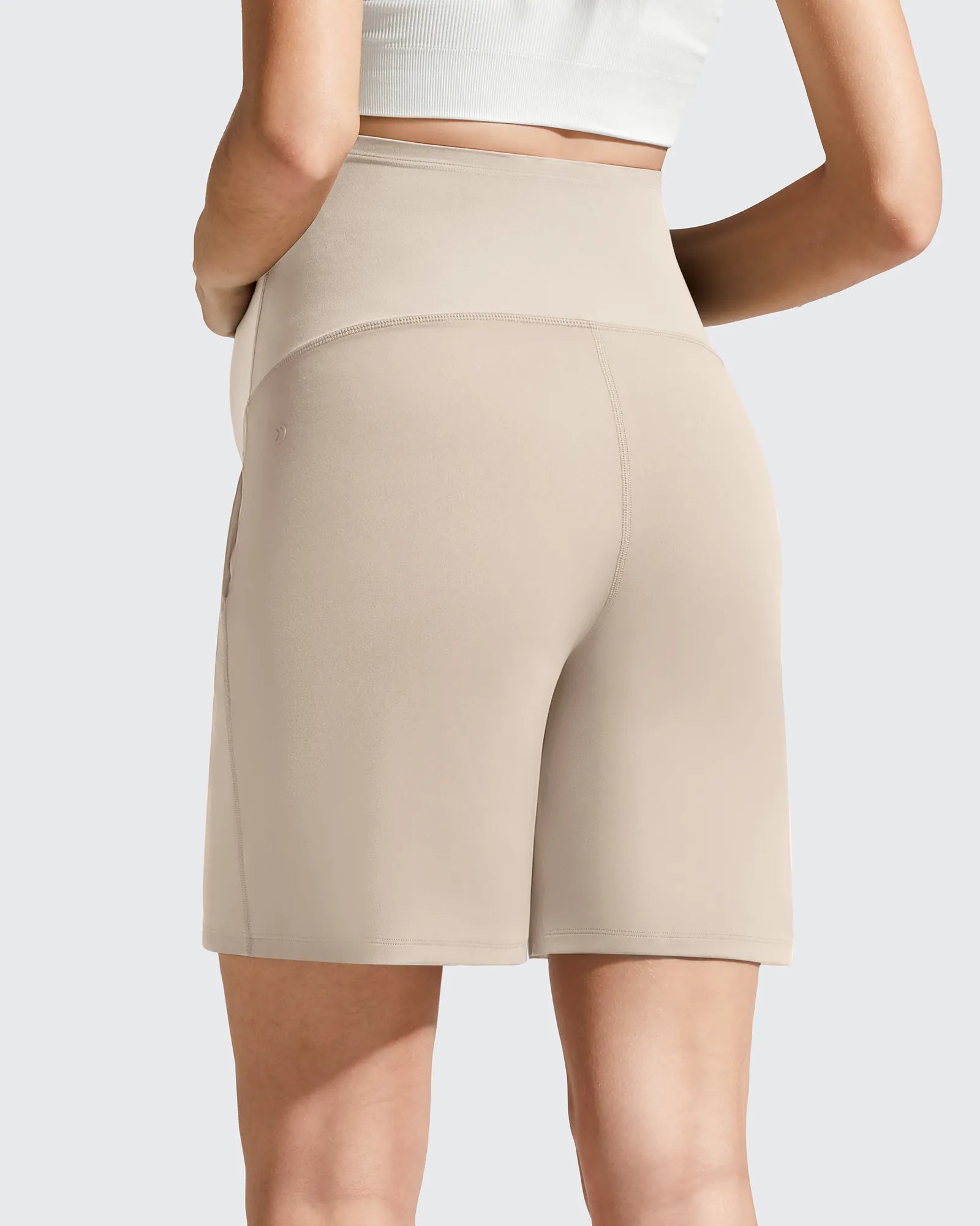 G4Free - Evergoing Front Pleats Pockets Maternity Shorts -GF26EY794F001A-S-GF26EY794F001B-M-GF26EY794F001C-L-GF26EY794F001D-XL-GF26EY794F001E-XXL