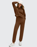 G4Free - Fleece Lined Elastic Cuff Pockets Workout Joggers -GF25D643AA-S-GF25D644AA-S-GF25D645AA-S-GF25D643AB-M-GF25D644AB-M