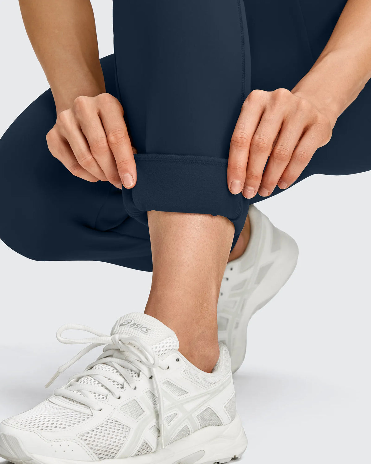 G4Free - Fleece Lined Elastic Cuff Pockets Workout Joggers -GF25D643AA-S-GF25D644AA-S-GF25D645AA-S-GF25D643AB-M-GF25D644AB-M