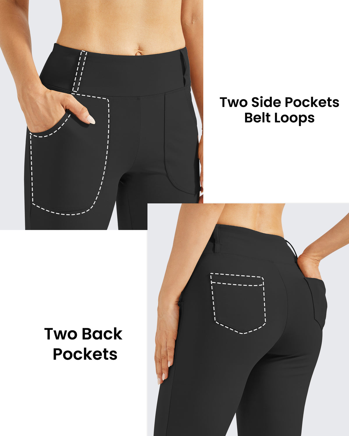 G4Free - Fleece Lined High-Waist Work Flare Pants -GF23A175AA-S-GF22A097AA-S-GF23A176AA-S-GF23A175AB-M-GF22A097AB-M