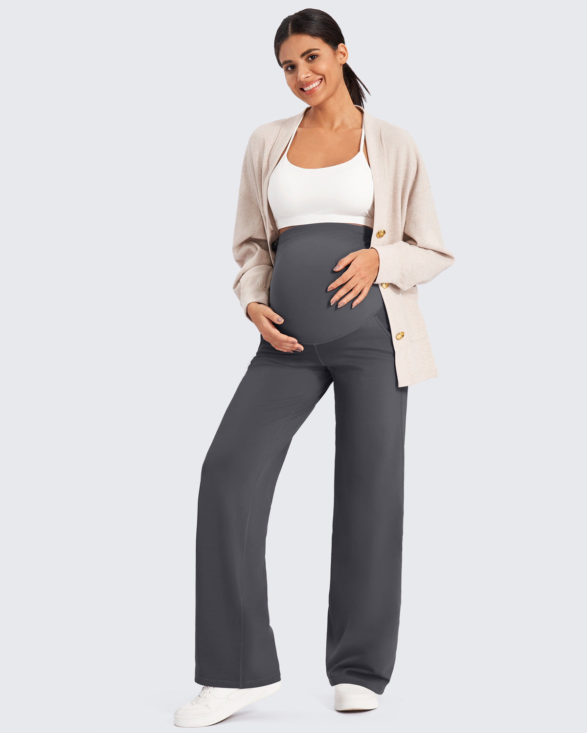 G4Free - Fleece-Lined Maternity Warm Work Trousers -GF25JY298AF-XS-GF25JY299AF-XS-GF25JY300AF-XS-GF25JY298AA-S-GF25JY299AA-S