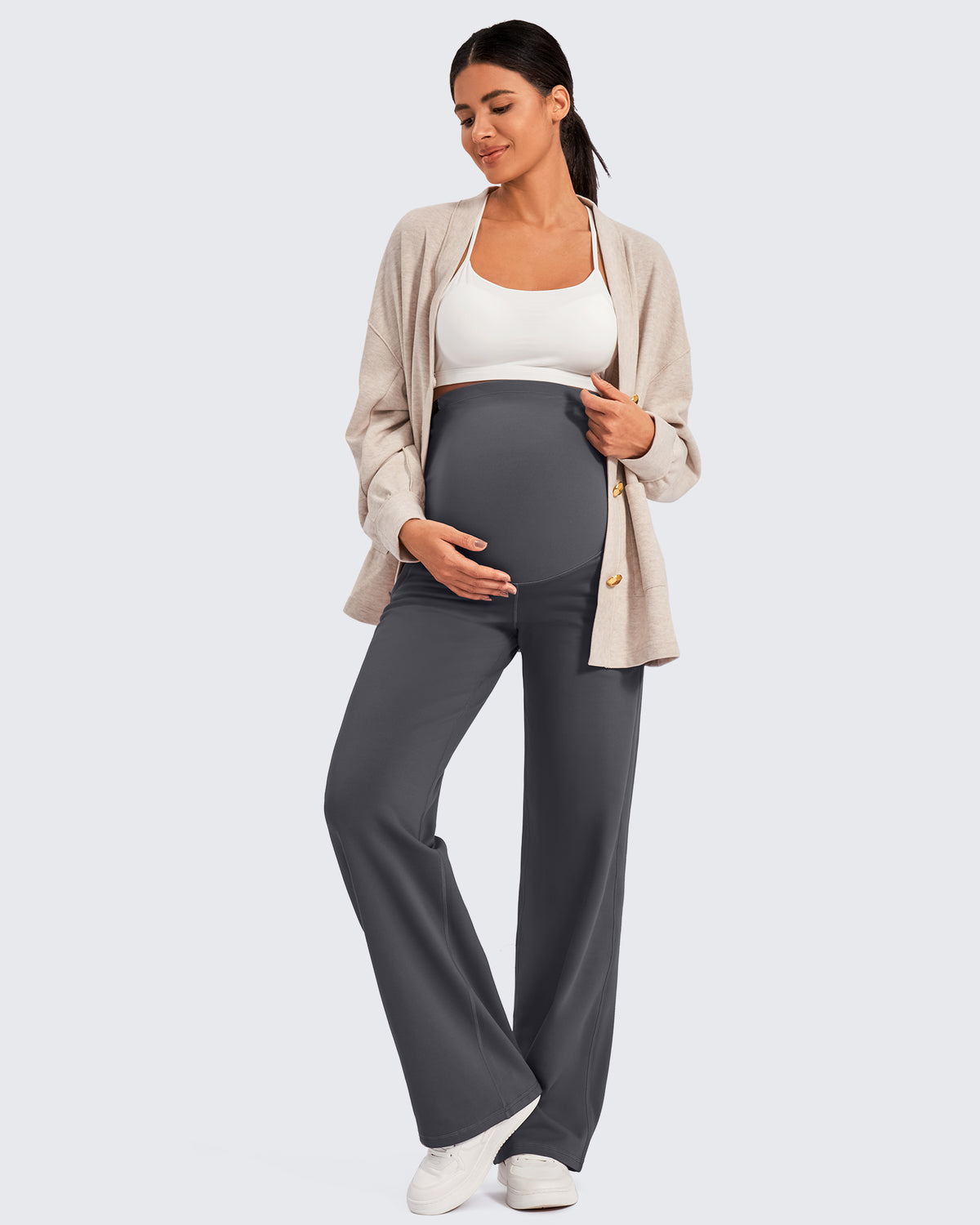 G4Free - Fleece-Lined Maternity Warm Work Trousers -GF25JY298AF-XS-GF25JY299AF-XS-GF25JY300AF-XS-GF25JY298AA-S-GF25JY299AA-S