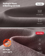 G4Free - Fleece Lined Straight Leg Winter Thermal Work Trousers -GF25D628CF-XS-GF25D629CF-XS-GF25D630CF-XS-GF25D628CA-S-GF25D629CA-S