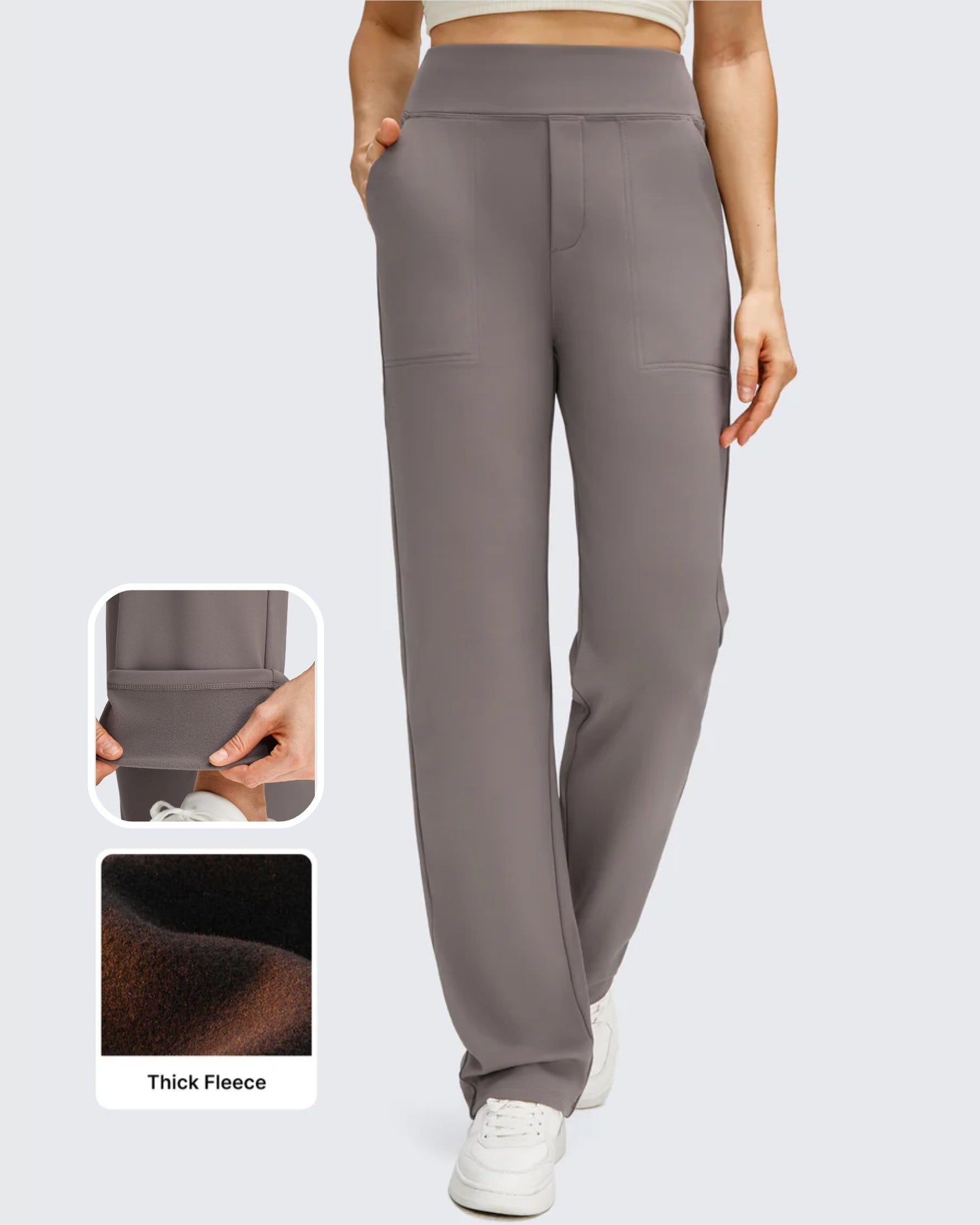 G4Free Activewear - Fleece Lined Straight Leg Winter Thermal Work Trousers -GF25D628CF-XS-GF25D629CF-XS-GF25D630CF-XS-GF25D628CA-S-GF25D629CA-S