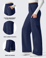 G4Free - Flurrylux Cargo Fleece Lined Thermal Wide Leg Trousers -GF25J731AA-S-GF25J732AA-S-GF25J733AA-S-GF25J731AB-M-GF25J732AB-M