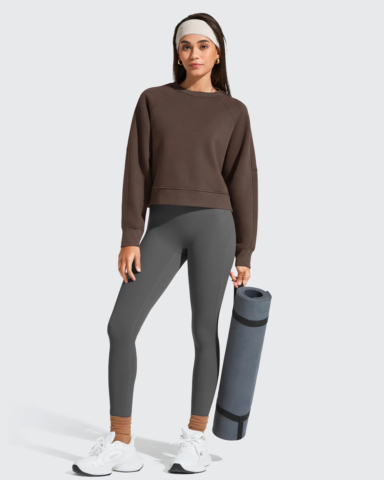 G4Free - Flurrylux Cropped Crewneck Fleece Lined Pullover  Sweatshirts -GF25F756CF-XS-GF25F756CA-S-GF25F756CB-M-GF25F756CC-L-GF25F756CD-XL