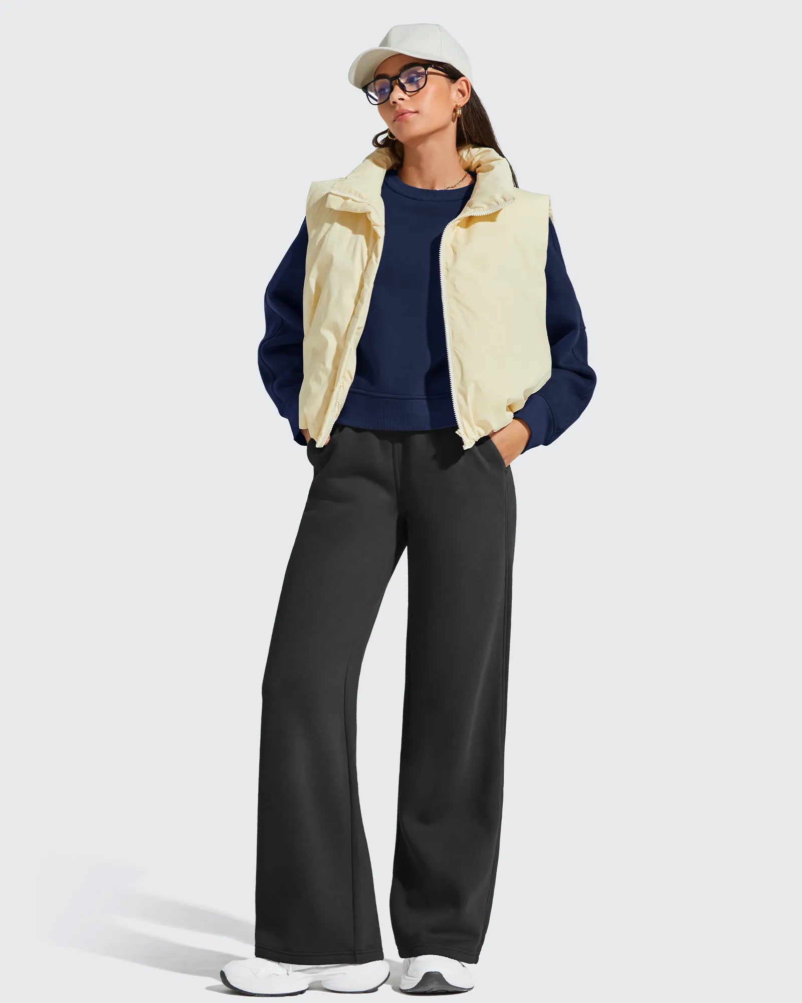 G4Free - Flurrylux Cropped Crewneck Fleece Lined Pullover  Sweatshirts -GF25F756CF-XS-GF25F756CA-S-GF25F756CB-M-GF25F756CC-L-GF25F756CD-XL