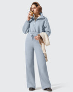 G4Free - Flurrylux Fleece Lined Drawstring Cotton Thermal Pants -GF25J707AF-XS-GF25J708AF-XS-GF25J709AF-XS-GF25J707AA-S-GF25J708AA-S