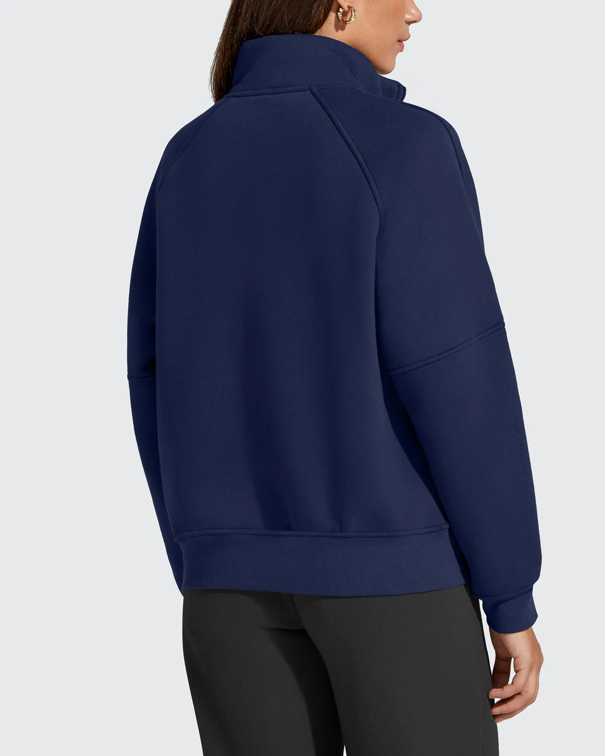 G4Free - Flurrylux Half Zip Mock Neck Cotton Fleece Pullover -GF25F656AA-S-GF25F656AB-M-GF25F656AC-L-GF25F656AD-XL-GF25F656AE-XXL