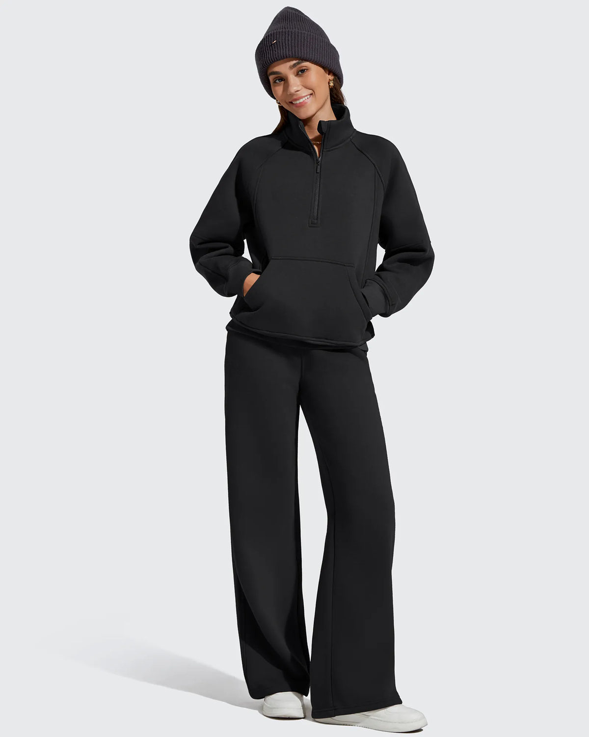 G4Free - Flurrylux Half Zip Mock Neck Cotton Fleece Pullover -GF25F656AA-S-GF25F656AB-M-GF25F656AC-L-GF25F656AD-XL-GF25F656AE-XXL