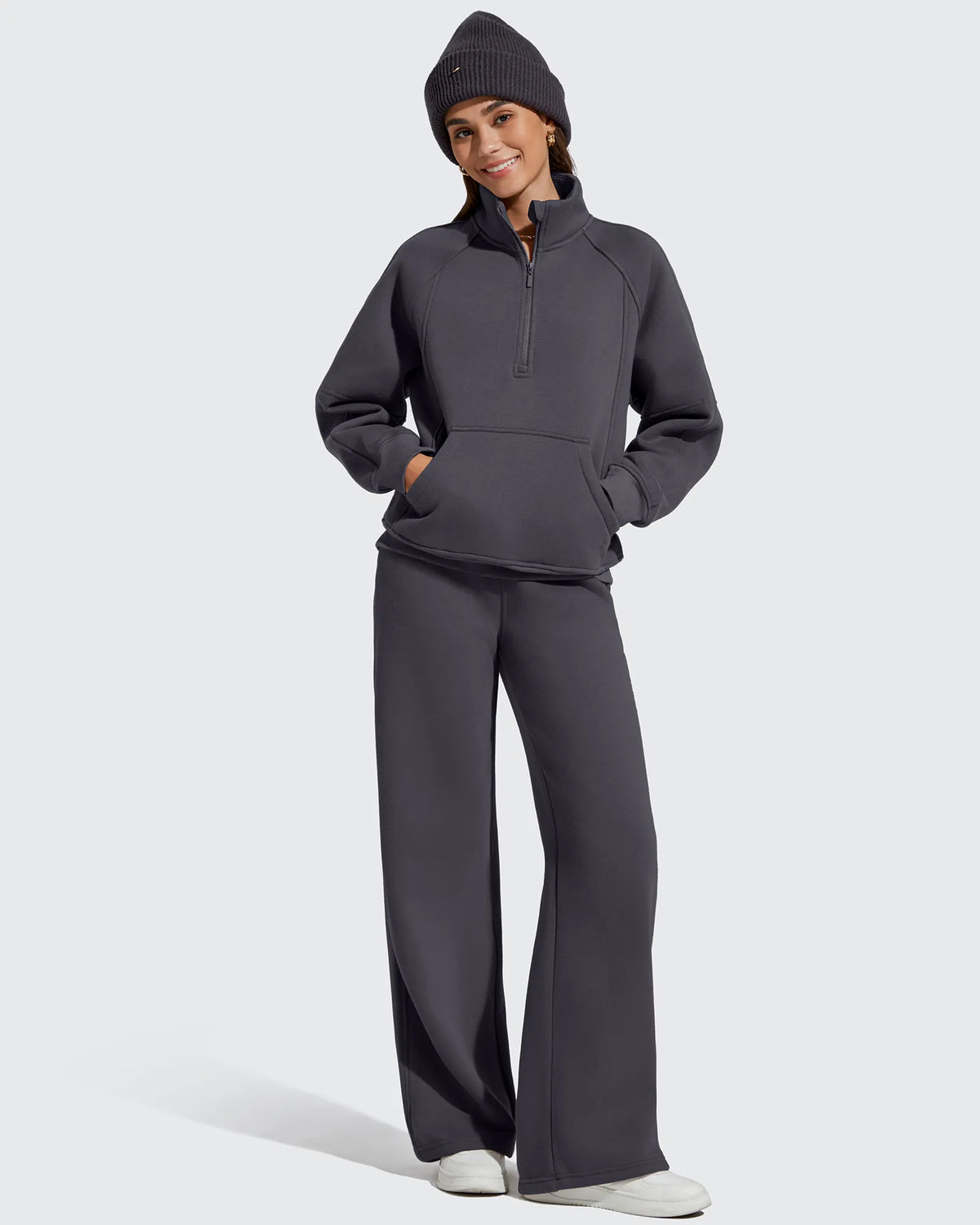 G4Free - Flurrylux Half Zip Mock Neck Cotton Fleece Pullover -GF25F656AA-S-GF25F656AB-M-GF25F656AC-L-GF25F656AD-XL-GF25F656AE-XXL