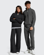 G4Free - Flurrylux Half Zip Mock Neck Cotton Fleece Pullover -GF25F656AA-S-GF25F656AB-M-GF25F656AC-L-GF25F656AD-XL-GF25F656AE-XXL