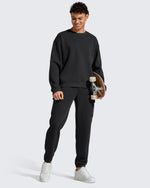 G4Free - Flurrylux Men's Cotton Fleece Lined Crewneck Pullover -GF25FM680AF-XS-GF25FM680AA-S-GF25FM680AB-M-GF25FM680AC-L-GF25FM680AD-XL