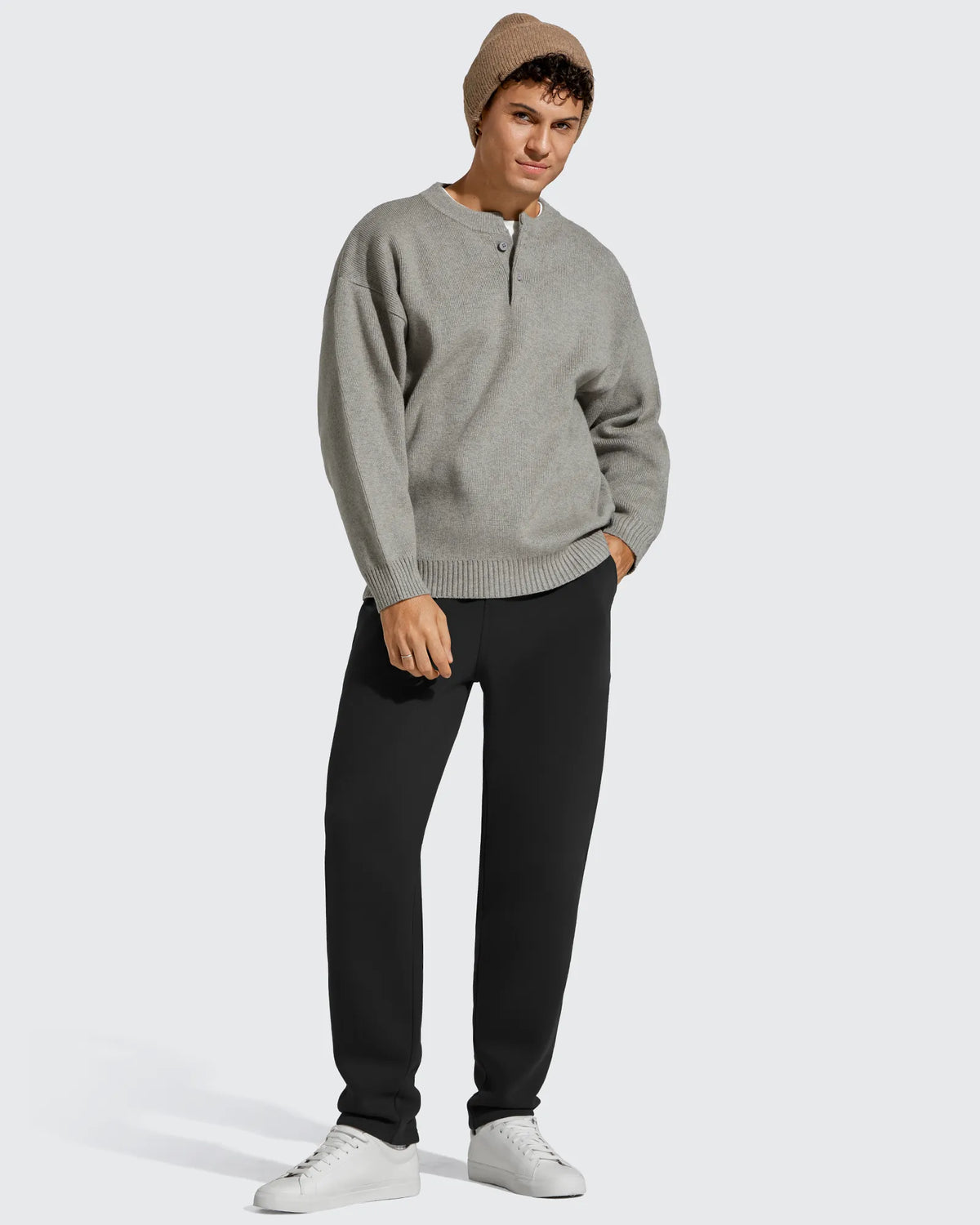 G4Free - Flurrylux Men's Fleece-Lined Drawstring Cotton Straight Leg Pants -GF25DM687DA-S-GF25DM688DA-S-GF25DM687DB-M-GF25DM688DB-M-GF25DM687DC-L