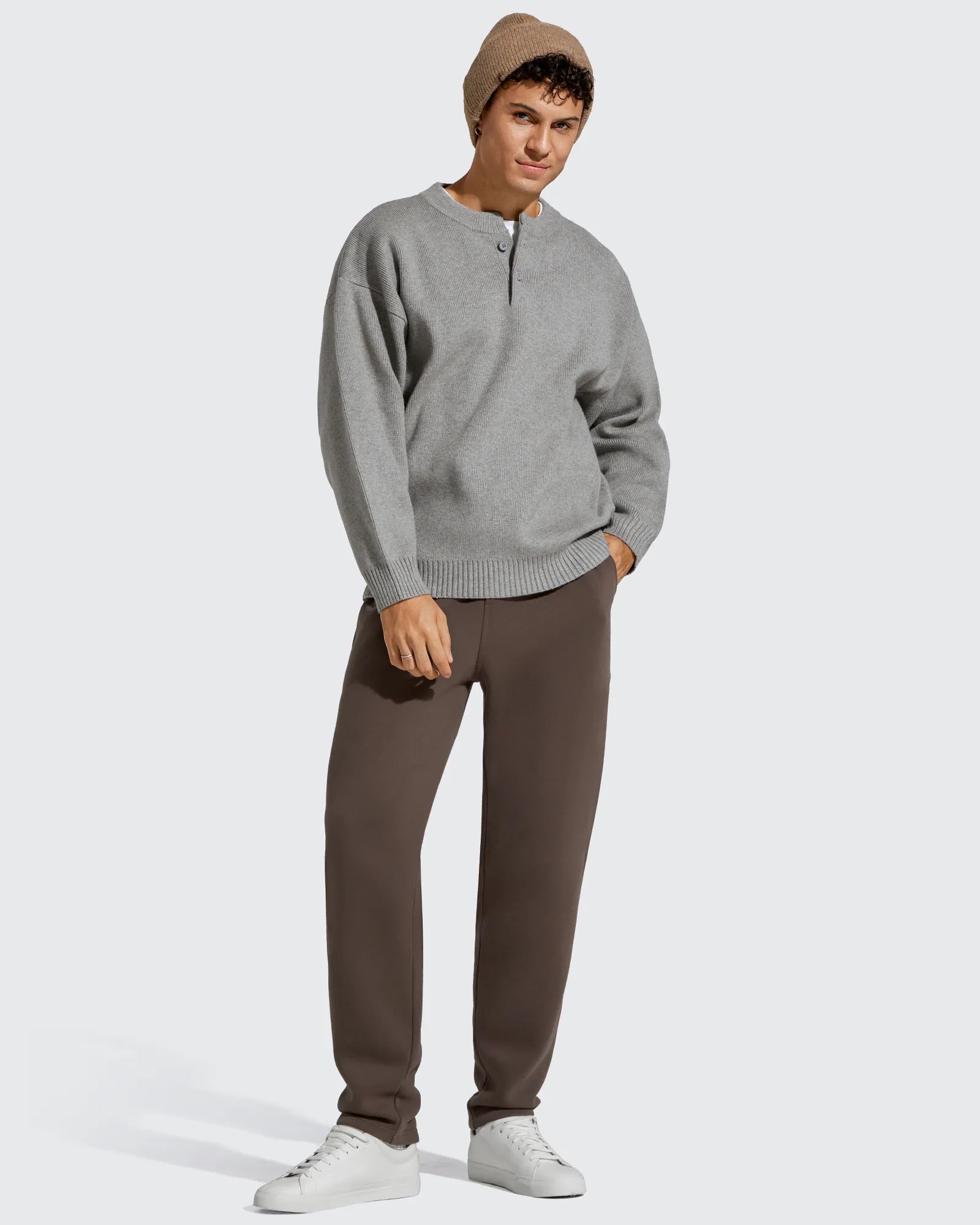 G4Free - Flurrylux Men's Fleece-Lined Drawstring Cotton Straight Leg Pants -GF25DM687DA-S-GF25DM688DA-S-GF25DM687DB-M-GF25DM688DB-M-GF25DM687DC-L