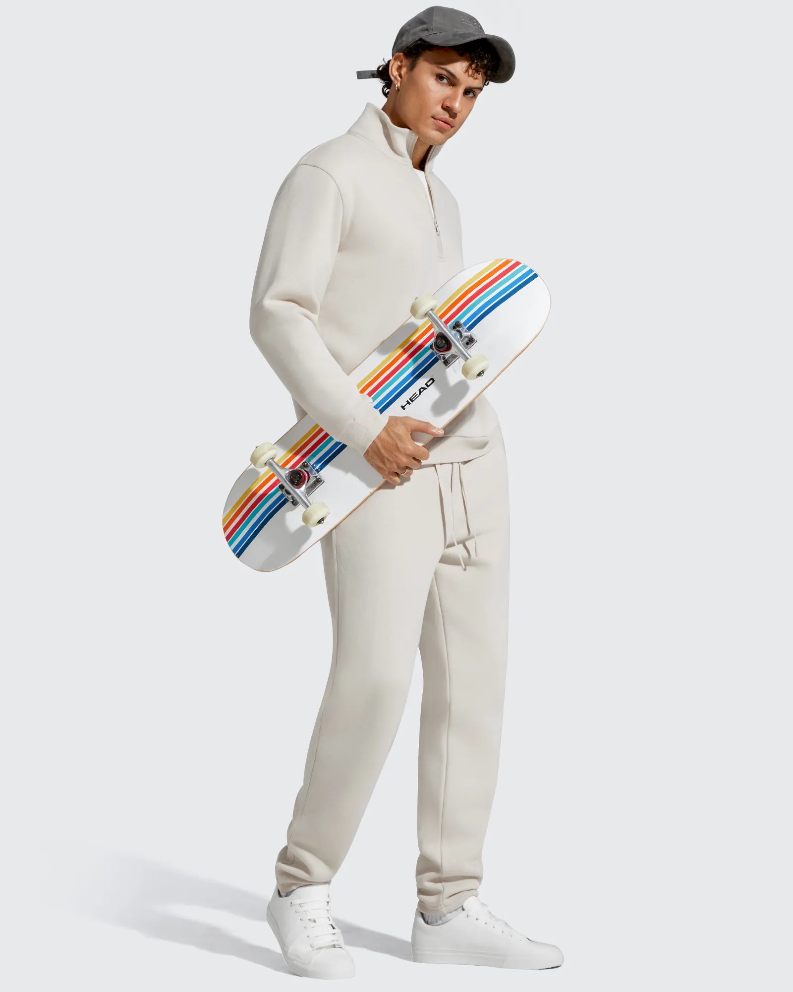 G4Free - Flurrylux Men's Fleece-Lined Drawstring Cotton Straight Leg Pants -GF25DM687DA-S-GF25DM688DA-S-GF25DM687DB-M-GF25DM688DB-M-GF25DM687DC-L