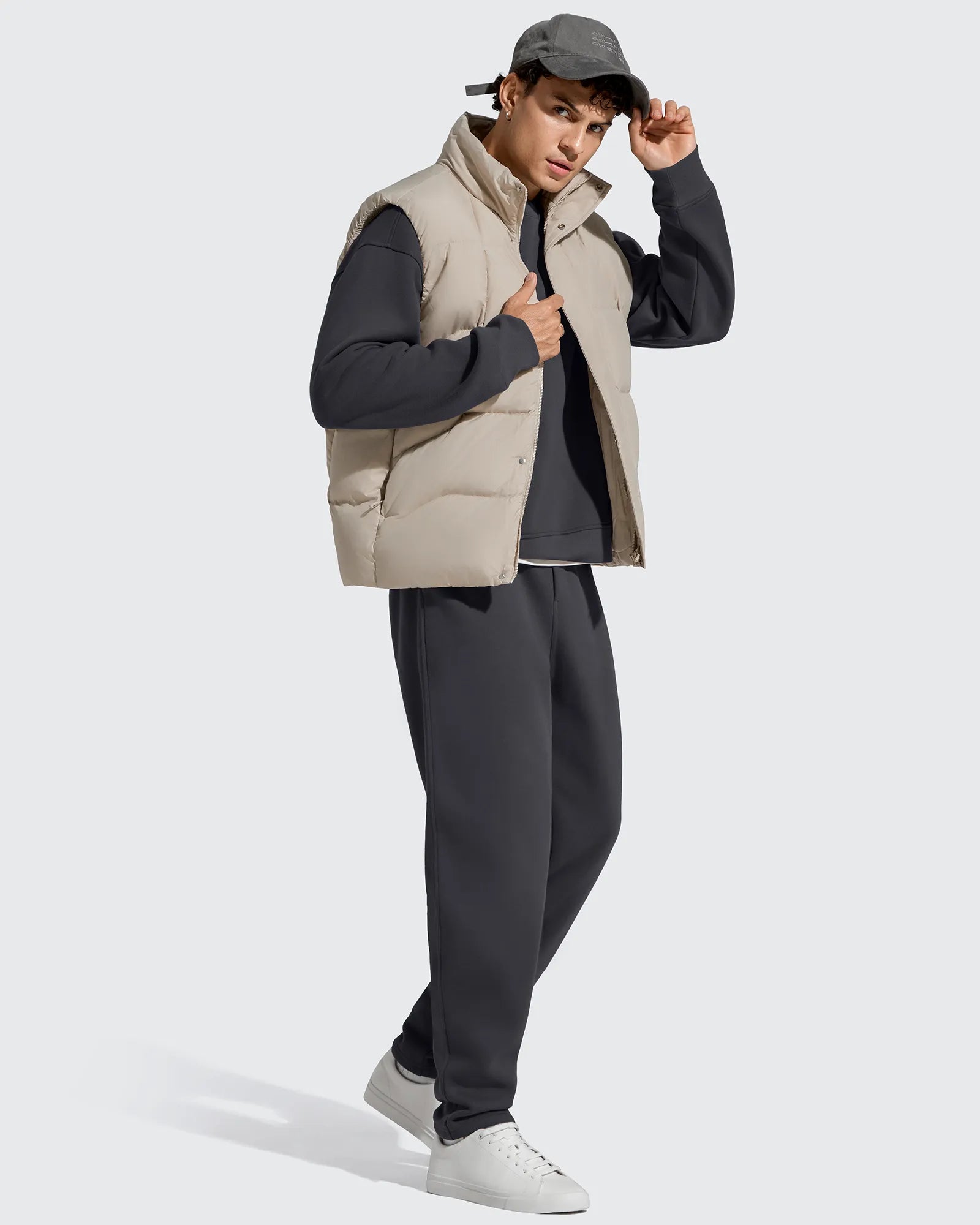 G4Free - Flurrylux Men's Fleece-Lined Drawstring Cotton Straight Leg Pants -GF25DM687DA-S-GF25DM688DA-S-GF25DM687DB-M-GF25DM688DB-M-GF25DM687DC-L