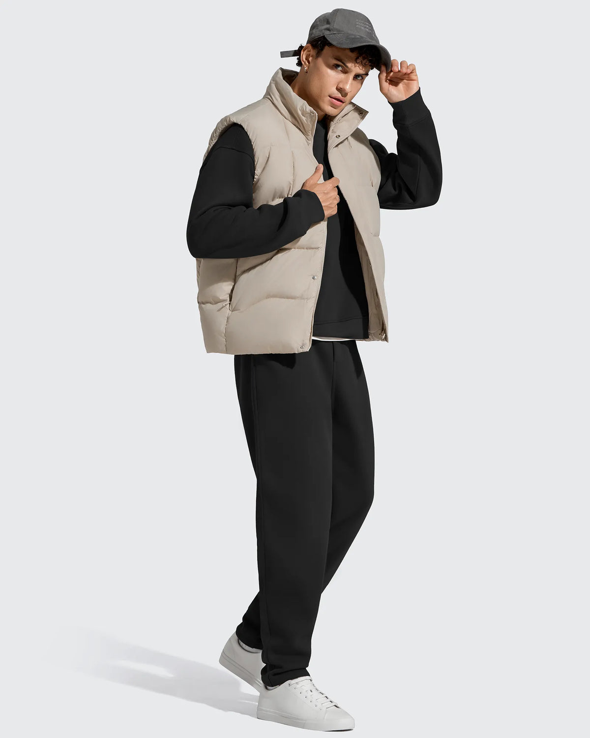 G4Free - Flurrylux Men's Fleece-Lined Drawstring Cotton Straight Leg Pants -GF25DM687DA-S-GF25DM688DA-S-GF25DM687DB-M-GF25DM688DB-M-GF25DM687DC-L